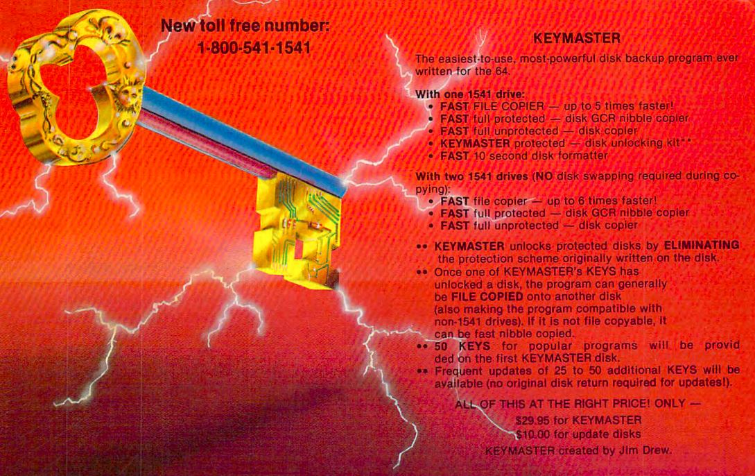 Keymaster advertisement — Jim Drew