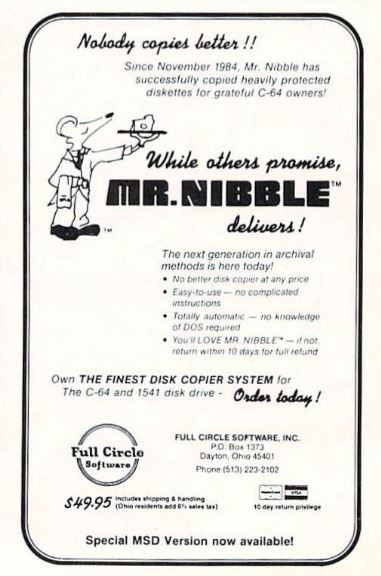 Mr. Nibble advertisement — Full Circle Software