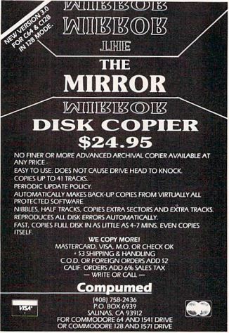 The Mirror Disk Copier advertisement — Compumed