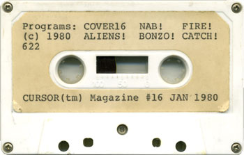 Cursor Magazine tape Janury 1980