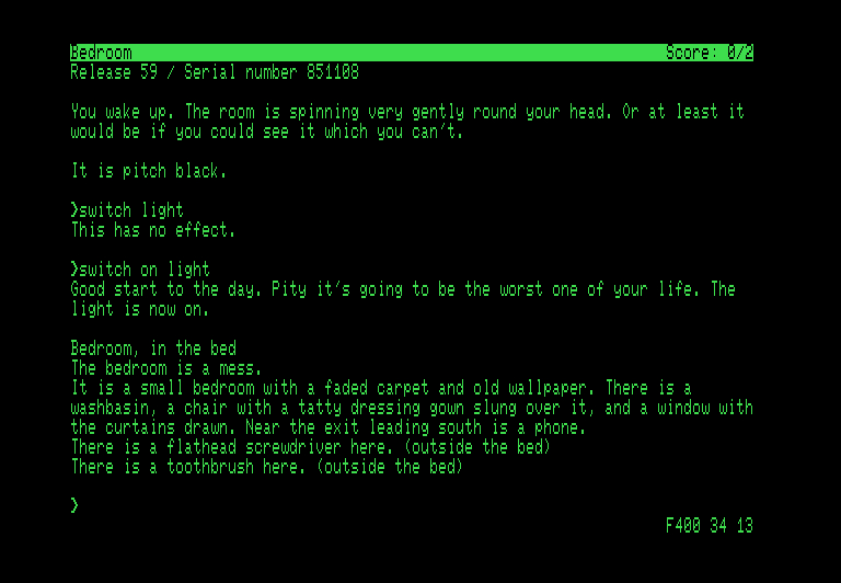 Hitchhiker's Guide to the Galaxy, The Commodore PET Game