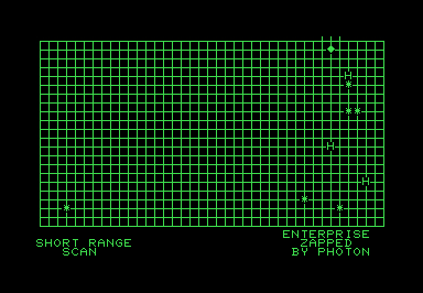Star Trek 3D Commodore PET Game
